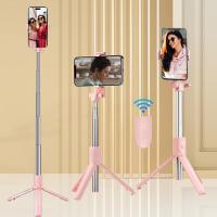 1pc Palo selfie universal ajustable con conectividad inalámbrica, trípode de material ABS para smartphones, compatible con varios modelos para selfies, fotografía callejera y transmisión en vivo. - details 0