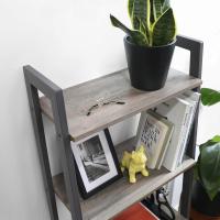 Estantería de 5 Niveles, Librería Industrial, Fácil de Montar, para Salón, Dormitorio, Cocina, Marrón Rústico y Negro LLS45X - details 14