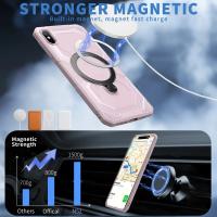 Funda de Silicona para iPhone XS Max A Prueba de Golpes, Soporte de Anillo de Coche Magnético - details 1