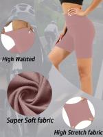 Pantalones Cortos De Ciclista De Cintura Alta Para Mujeres, Súper Suaves Y No Transparentes Para Hacer Ejercicio, Correr Y Practicar Yoga, Ropa Deportiva Para Mujeres - details 18
