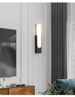 Lámpara de pared de mármol larga moderna con LED, Fondo de dormitorio, pasillo, sala de estar, lámpara de mesita de noche, 110V, 220V - details 3