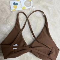 Sujetador deportivo con tirantes cruzados y relleno con giro frontal, espalda sexy, sin mangas, Top corto, Sujetador deportivo para yoga - details 5