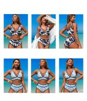 Nuevo traje de baño deportivo de dos piezas con bikini con lazo lateral para mujer - details 3