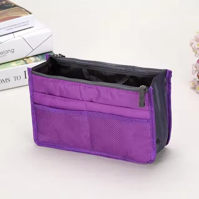 Bolsa de almacenamiento plegable de gran capacidad con doble cremallera - 1