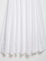Elegante Vestido Midi Blanco sin Mangas Verano 2025 Moda Pura y Estilizada con Lazos - details 13