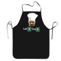 Babero personalizado Breaking Bad Time delantales hombres mujeres Unisex adulto Chef cocina Walter White Tablier cocina jardinería - details 16
