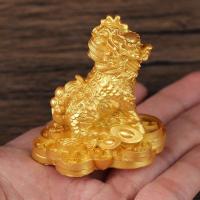 Estatua de la bestia del Dios Qilin, Fengshui Kylin Chi-lin Qilin de cobre chino, para decoración del hogar, 1 par - details 15