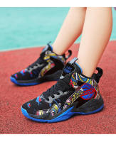 Zapatos de baloncesto antideslizantes para niños, zapatos deportivos transpirables, cómodos zapatos atléticos de entrenamiento de gimnasia, Zapatillas altas para niños - details 16