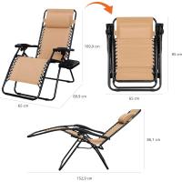 Silla Gravedad Cero, 110 x 66 x 49 cm, Azul - details 24