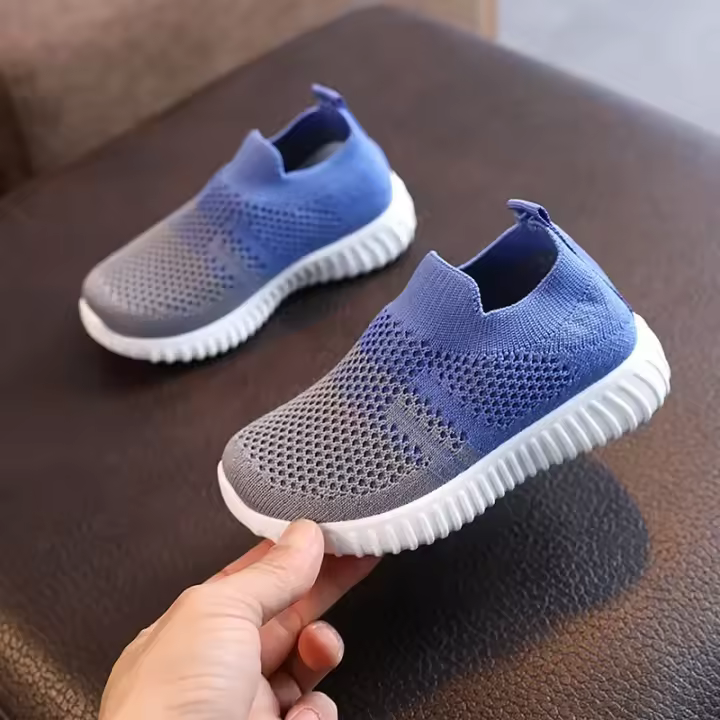 Tamaño 22-33 niños zapatos primavera verano Unisex niños niñas zapatillas de deporte Patchwork colores Casual zapatos de deporte niños Slip-on zapatos - 1