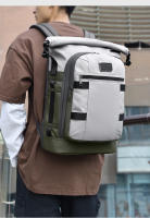 Nueva mochila para hombre de gran capacidad de color contrastante mochila de fitness para ir al trabajo bolsa de viaje bolsa de ordenador - details 5