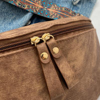 Bolso de Cintura de Cuero PU de Lujo Diseño Vintage de Color Sólido Bolso de Hombro de Moda para Primavera/Verano - details 18