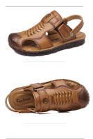 Sandalias para hombre, casuales, transpirables, zapatos de playa, de doble uso, resistentes al desgaste, antideslizantes - details 19
