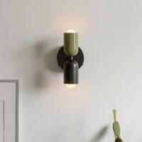 Lámpara de pared de cabecera colorida, lámpara de pared del pasillo nórdica para sala de estar, macarrón para habitación de niños, lámpara de decoración Interior para el hogar - details 13