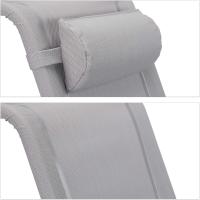Plegable con Reposacabezas, Abrebotellas y Reposabrazos, Sintético-Acero, Gris - details 7