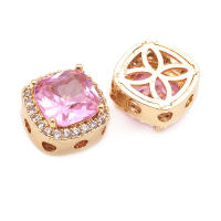 Cuentas de Espacio de Cubo de Bronce Dorado 18K Accesorios de Joyería DIY de Alta Calidad - details 10
