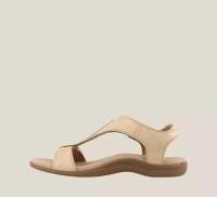 Sandalias ligeras con correa en el tobillo para mujer, zapatos Retro duraderos y suaves con punta abierta para playa y exteriores, 2024 - details 3