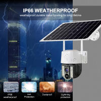 Cámara de vigilancia Solar WIFI 4G, videocámara remota para exteriores, inalámbrica, visión nocturna, HD, a todo Color, CCTV inteligente - details 3