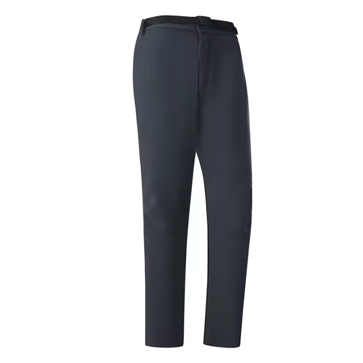Pantalones de trabajo impermeables para hombre, pantalones cálidos de lana para senderismo, escalada, Camping, deportes al aire libre, montañismo, esquí, gris, 1508A, Invierno - 1