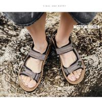Sandalias de Cuero Genuino para Hombre Novedad de Verano, Talla Grande 38-48, Zapatos Casuales para Exteriores - details 17