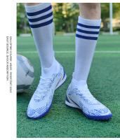 Zapatos de fútbol de marca para hombre, botas de fútbol de tobillo alto, calzado deportivo de entrenamiento, tacos cómodos, zapatillas de deporte FG/TF Match - details 29