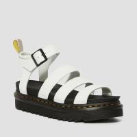 Verano nueva plataforma Martin sandalias de piel de vaca de las mujeres sandalias romanas dedo desnudo hebilla de metal línea de costura - details 4
