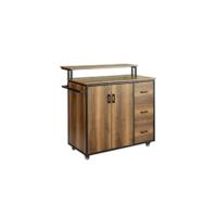 FWT97-PF Mesa Alta de Bar Mesa Alta Tipo Bistró de Cocina con Soporte para Vasos y Vino 110 x 50 x 105 cm ES - details 24