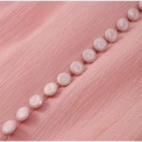 Vestido Mini de Cintura Alta con Mangas Afloradas Estilo Elegante de Una sola Brecha para Mujeres - details 4