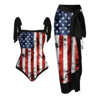 2025 traje de baño estampado con falda de una pieza para mujer, ropa de playa, traje de baño de verano - details 36