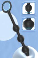Empaquetado privado Sexy Iatable Anal Beads con anillo Butt Plug Expander para hombres Masajeador de próstata Bolas vaginales Dilatador anal Juguetes sexuales - details 3