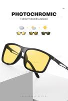 Gafas de Sol Polarizadas Photochromáticas de Marca Cuadrada Gafas de Visión Nocturna para Conducir - details 3