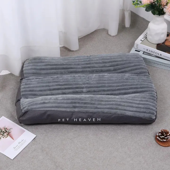 Cama De Invierno Para Perros Cálida Con Tela De Pana Alfombra Suave Para Pequeños Medianos Y Grandes Perros Con Capa Desmontable Y Lavable Para Pupusas - 1