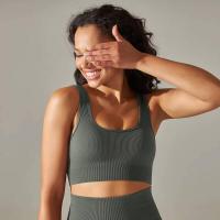 Sujetadores deportivos sin costuras para mujer, ropa interior a prueba de golpes para correr en el gimnasio, top corto, sujetador de yoga transpirable - details 41