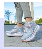 Nuevo modelo 2025 Patines deportivos en línea de 4 ruedas para niños, zapatillas deportivas de buena calidad para interiores, a la moda. - details 26