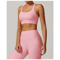 Top de Yoga con Espalda Abierta para Mujeres Sports Bra Deportivo Transpirable con Corte Trasero - details 5
