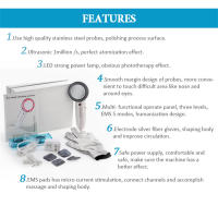 Masajeador Facial 6 en 1, máquina de cavitación LED EMS, masajeador mágico ultrasónico para adelgazamiento, Lifting, para uso doméstico - details 3