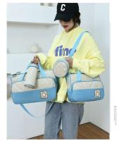 5 unids/set pañal momia maternidad accesorios recién nacidos bolsa grande para mamá organizador de cochecito de viaje - details 1
