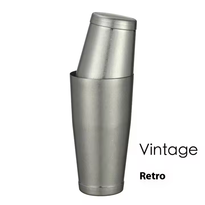 Coctelera Trasera Boston Shaker: Juego de 2 piezas: Herramienta de Barra de barmano profesional with peso de 18,6 Oz y peso de 25 oz - 1