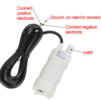 Bomba de agua sumergible DC 12V de alta elevación 840L/H 1M mini bomba de agua de plástico para ingeniería de flujo alto normal con batería - details 9