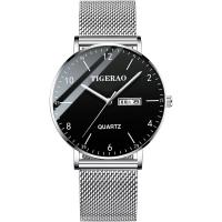 Hombre impermeable doble calendario tendencia cielo estrellado no mecánico reloj de cuarzo - details 8