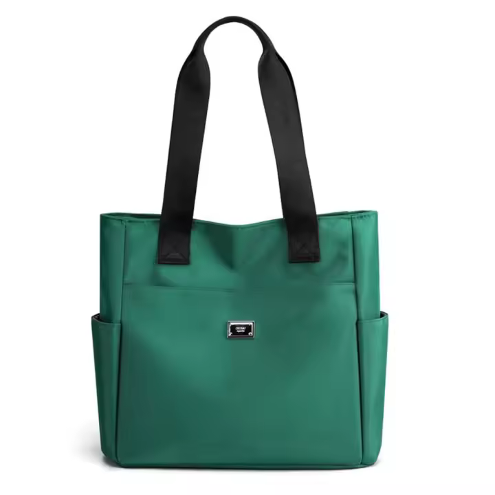 Bolso de mano de Nailon impermeable para Mujer, Bolsa de hombre de gran capacidad, Ligera - 1