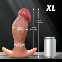 Leten Super Grande Película Realista de Silicona Juguete Intimo para Mujeres, Maricacho, Penetración Anal, Estilo Bicho Más Grande - details 7