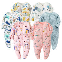 Bodysuit Para Bebés Niños Y Niñas De Algodón 100% Con Cuello En V Y Botones Cubiertos De Manga Larga Para 0-12 Meses Ropa De Bebé Primavera Otoño - details 5