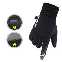 Guantes de esquí impermeables para hombre y mujer, resistentes al viento, para deportes, pesca, pantalla táctil, motocicleta, Snowboard, esquí, antideslizantes, cálidos para ciclismo - details 3