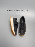 Zapatos de hombre sencillos de cuero vacuno casual de moda de cuero negro bajo - details 8