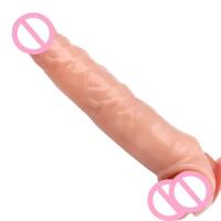 Leten-extensión de manga grande, condón de silicona reutilizable, extensor de pene, juguetes sexuales para hombres, retardante, agrandamiento de pene, adultos 18 - details 3