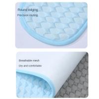 Forro para cochecito de bebé, estera de refrigeración, cojín para cochecito de bebé cómodo y transpirable, almohadilla para cochecito de bebé de Color sólido - details 11