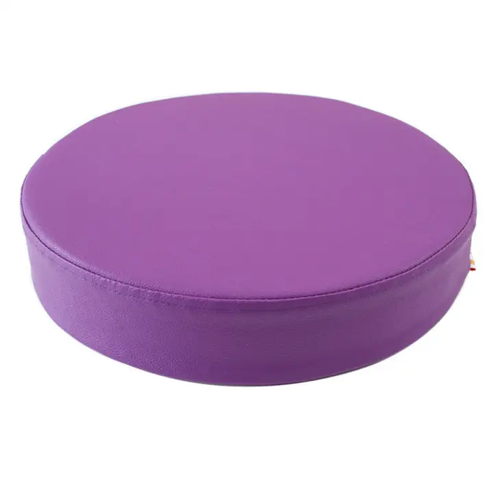 Práctico cojín redondo de cuero de estilo japonés, cojín tapizado lavable suave, impermeable, grueso, cojín para suelo, balcón - 1