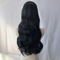 Pelucas de diadema sintéticas de estilo coreano, postizos de aro para el cabello, peluca de media diadema, Clip sintético en pelo largo y rizado ondulado para fiesta - details 10