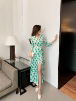 Vestido de noche Vintage para mujer, traje largo ajustado, estampado Y2K, informal, para fiesta y playa, Verano - details 116